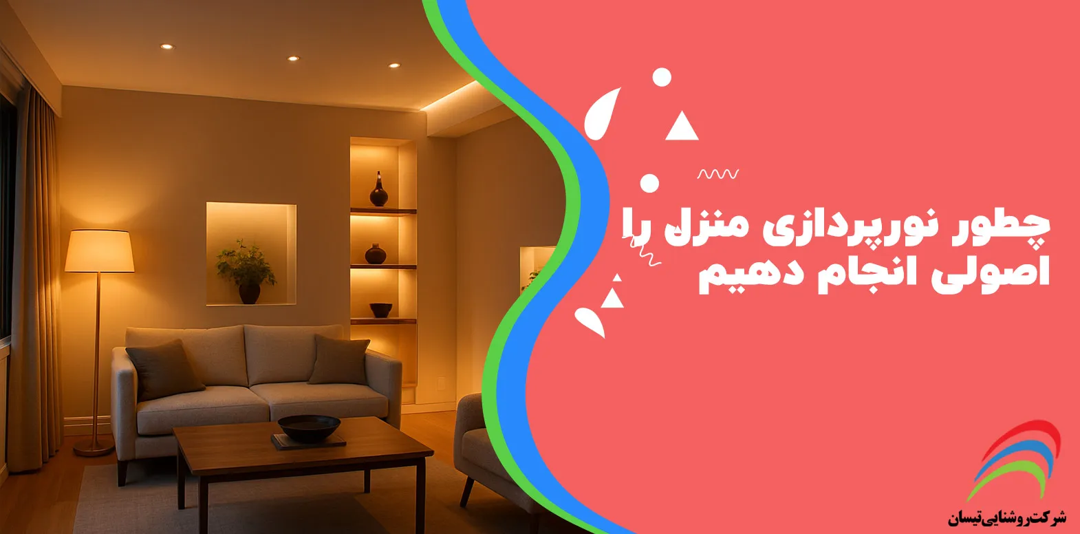 چطور نورپردازی منزل را اصولی انجام دهیم